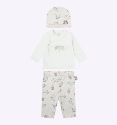 CONJUNTO 3 PIEZAS FOCAS